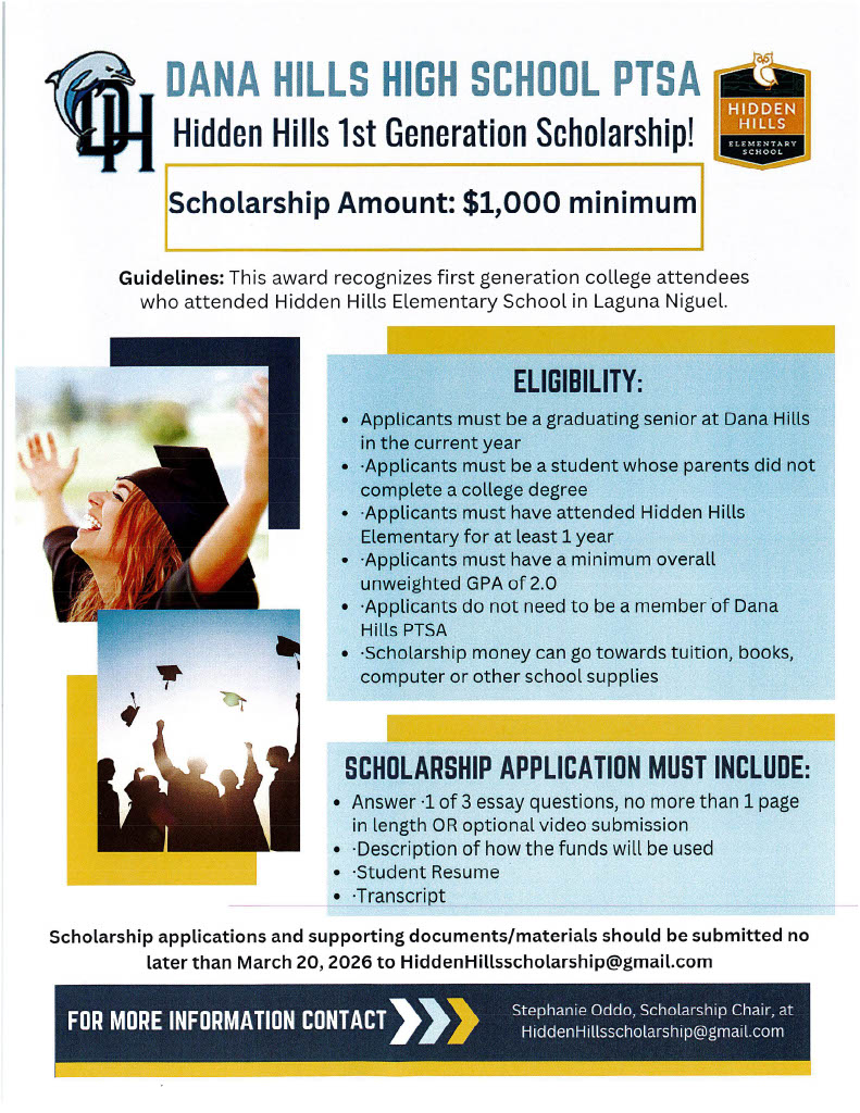 MARINES SCHOLARSHIP FOR THE CLASS OF 2025