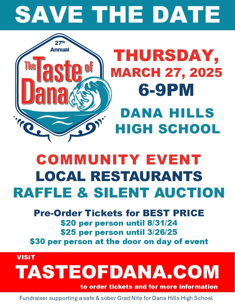 Taste of dana info