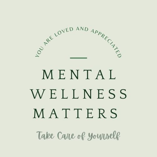 mental wellness matters poster