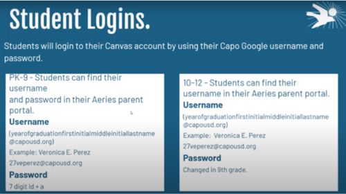 student logins