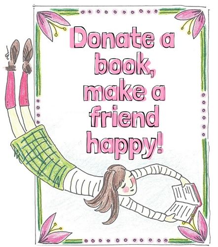 donate a book poster